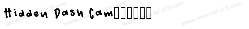 Hidden Dash Cam字体转换